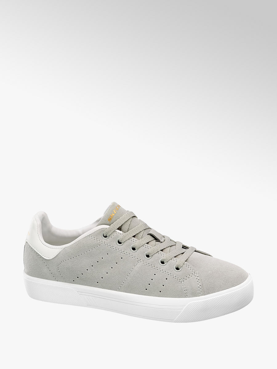 grau Damen Leder von Skechers Sneakers in j54AL3R